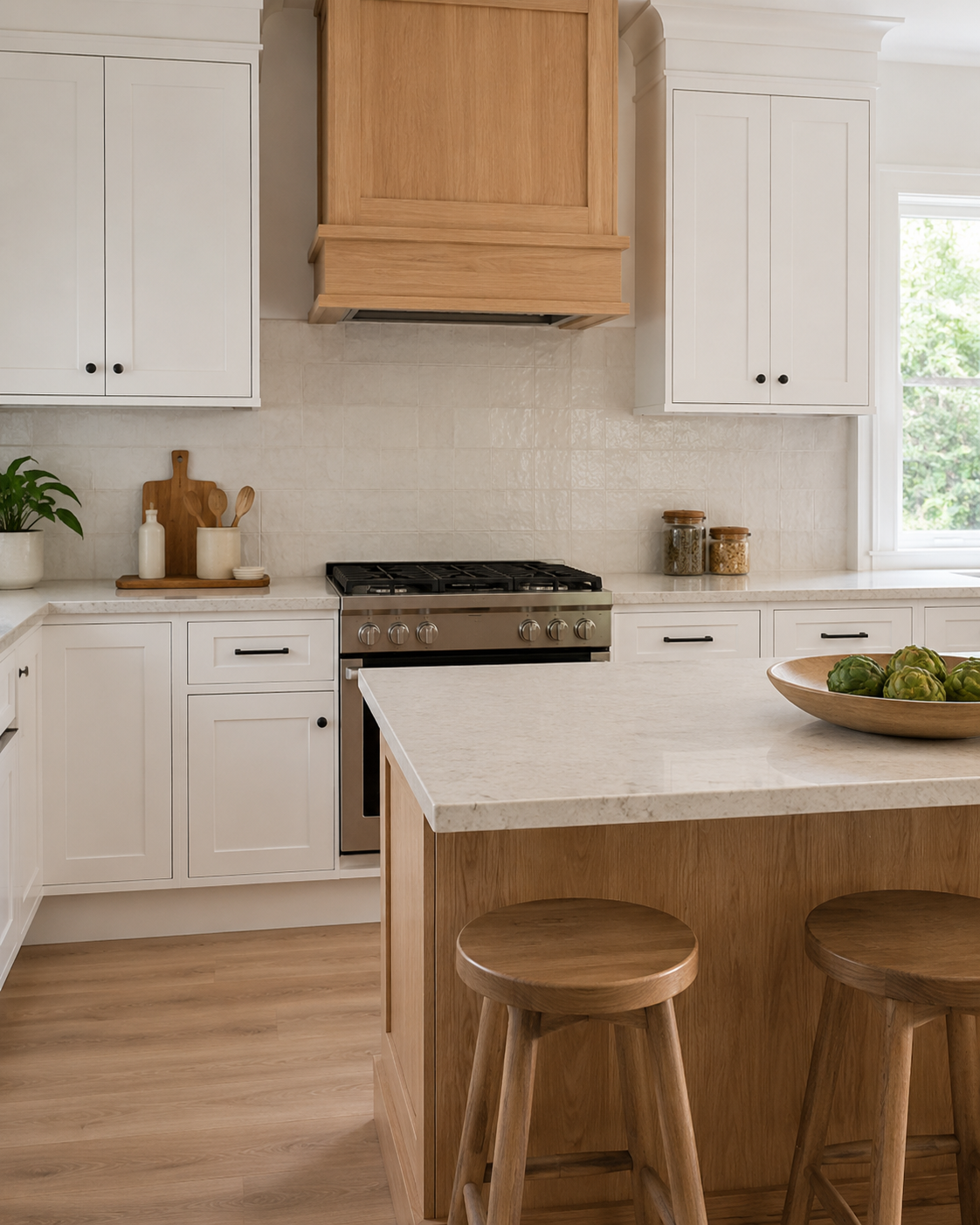 Bright kitchen remodeling project by Torcano Services in Tampa Bay